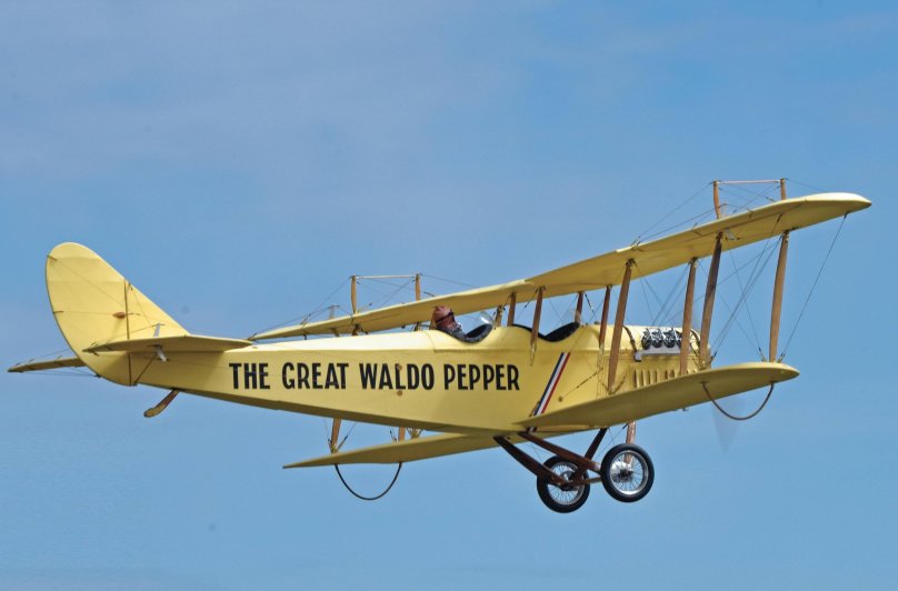 Деревянный биплан