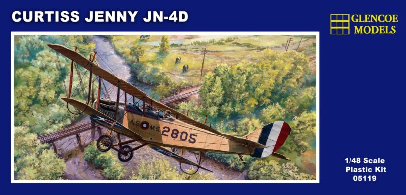 Биплан Curtis JN-4 Jenny, 2 места