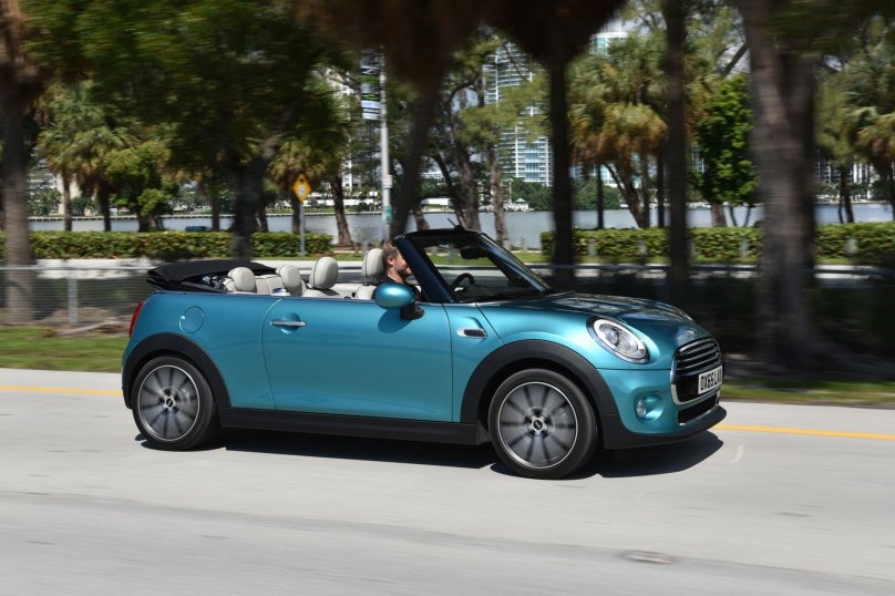 Мини Купер бирюзовый