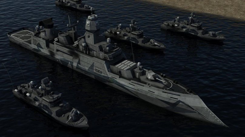 Линкор-авианосец будущего