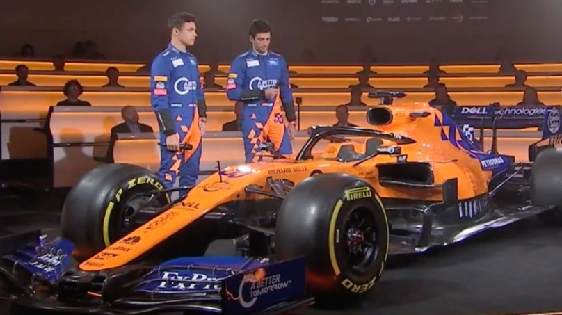 Ландо Норрис на подиуме