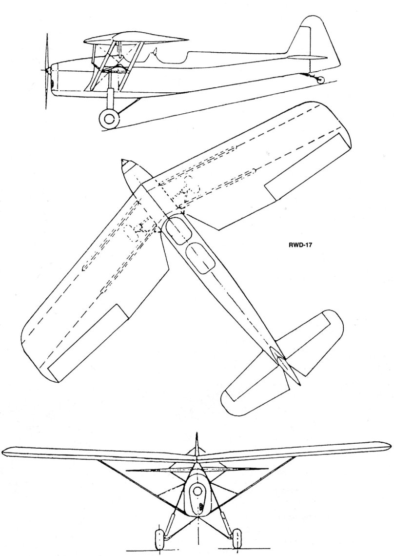 Blueprints RC aircraft Trainer