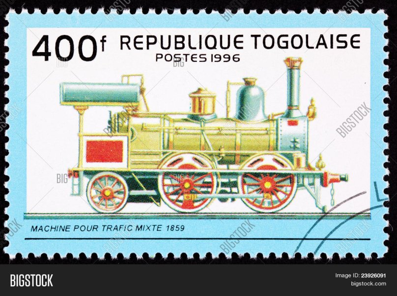 Почтовые марки поезда