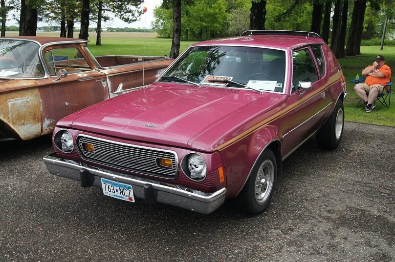 1974 АМС Гремлин зеленый