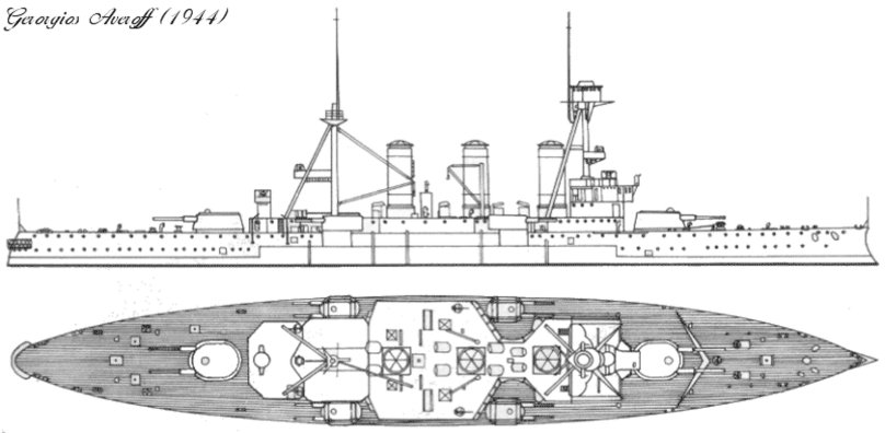 Броненосный крейсер "Георгиос Авероф"