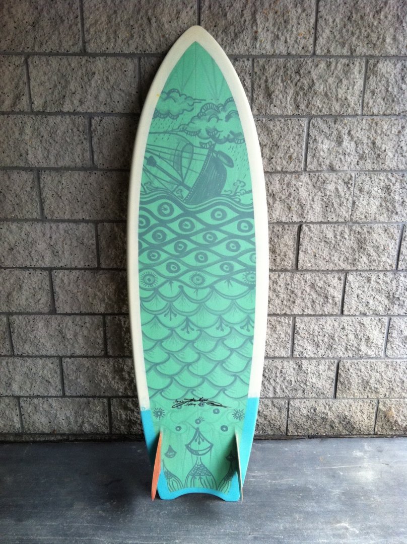 Красивые доски для серфинга