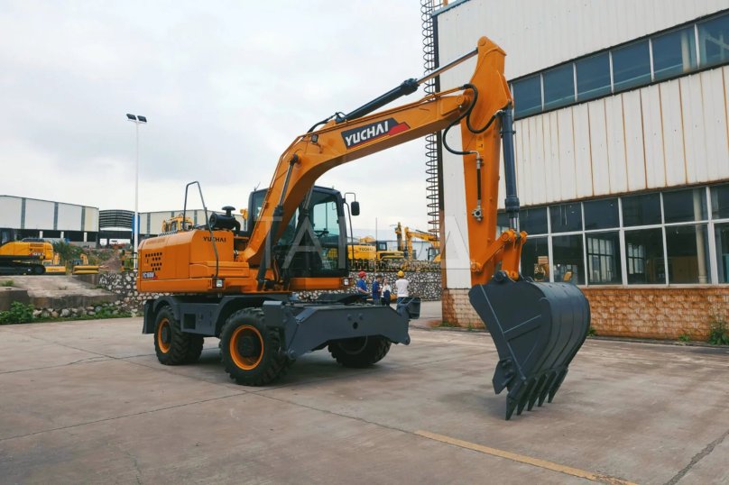 Синомаш колесный экскаватор