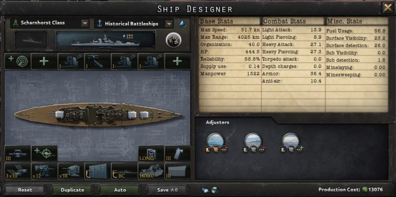 Hearts of Iron 4 конструктор кораблей