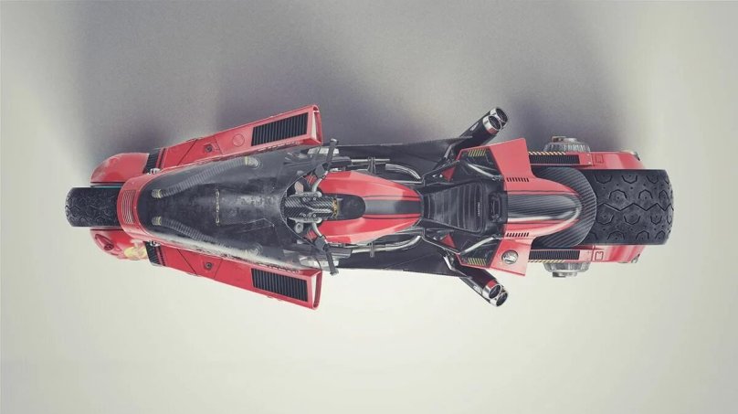 Мотоцикл Акира Cyberpunk