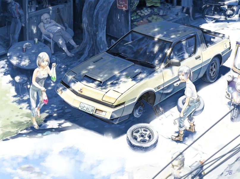 Аниме машины