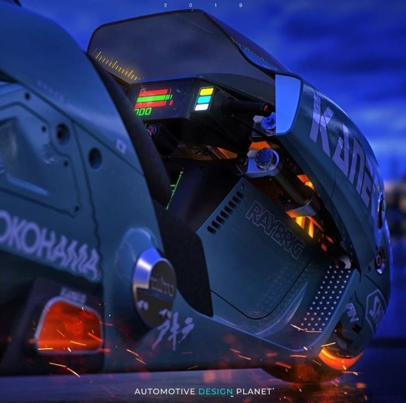 Футуристический гараж