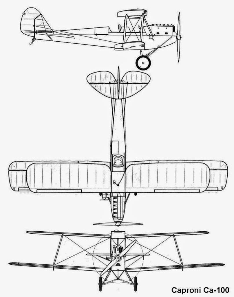 Stipa Caproni чертёж