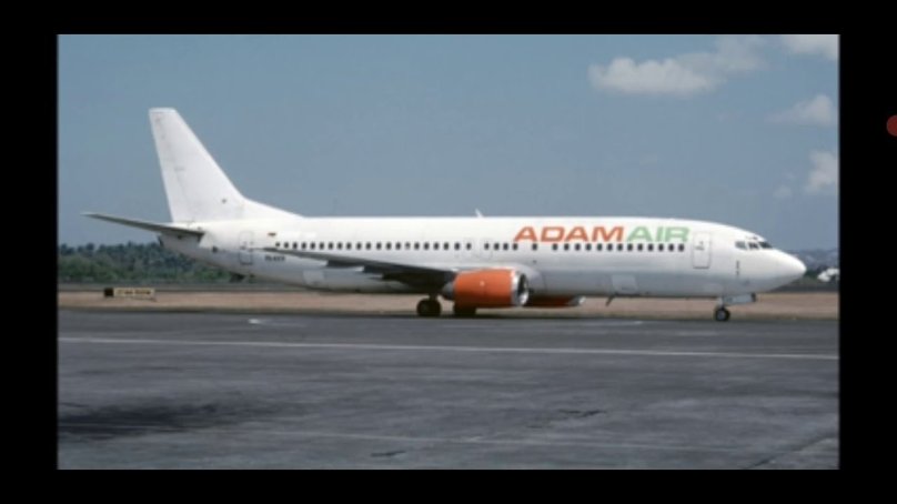 Boeing 737-4q8 Adam Air pk-KKW