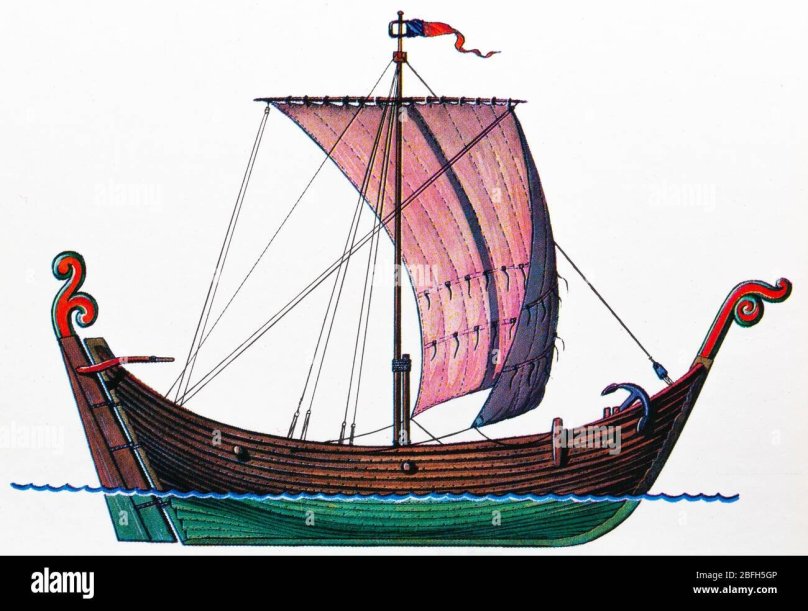 Кнорр корабль викингов реконструкция