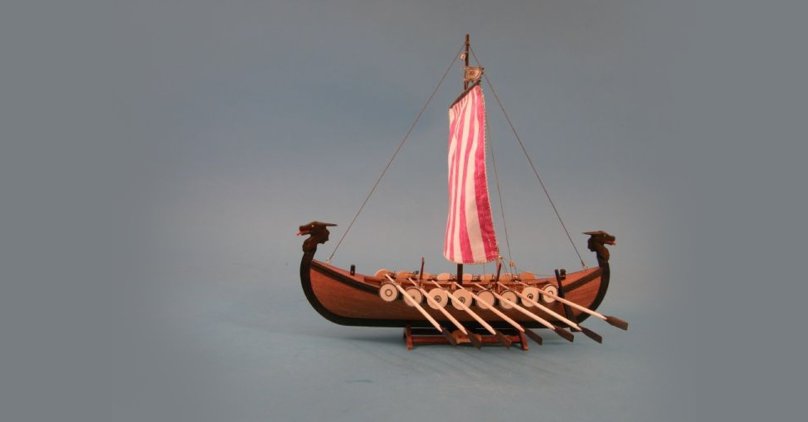 Игрушечные корабли викингов