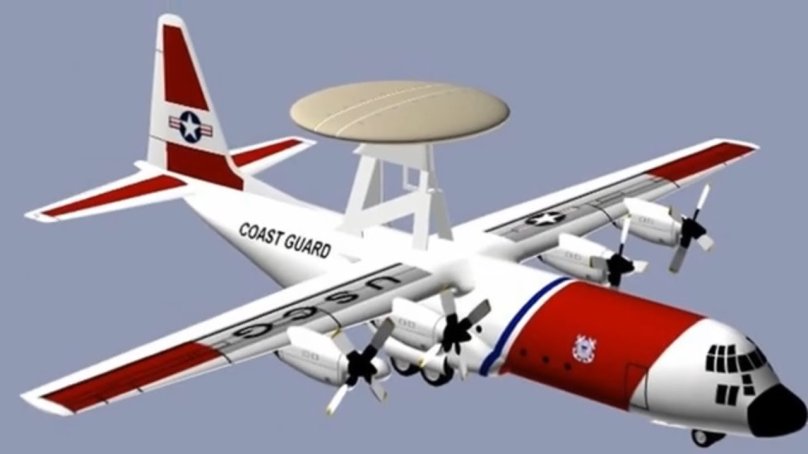 C-130 Coast Guard model 1/144