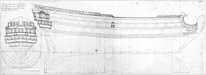 Чертежи корабля HMS Surprise