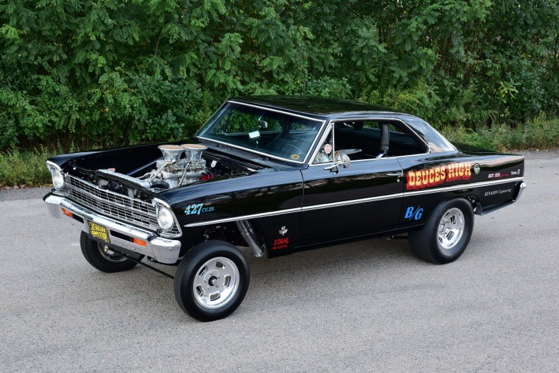 Chevy Nova Gasser Black hole