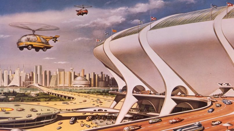 Ретрофутуризм СССР архитектура