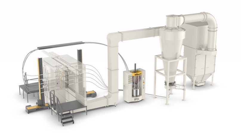 Автоматическая линия порошковой покраски Wagner