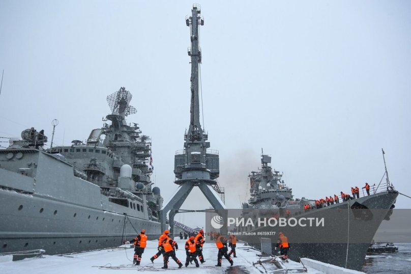 Корабль пётр Великий Североморск
