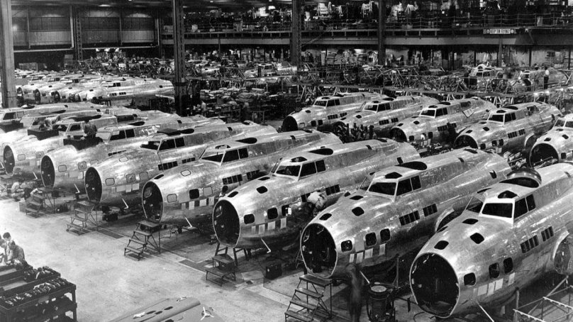 США 2 мировая война завод