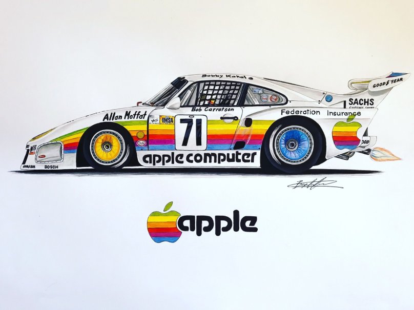 Mobil 1 Porsche плакат