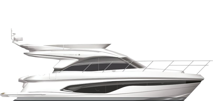 Яхта принцесса v40