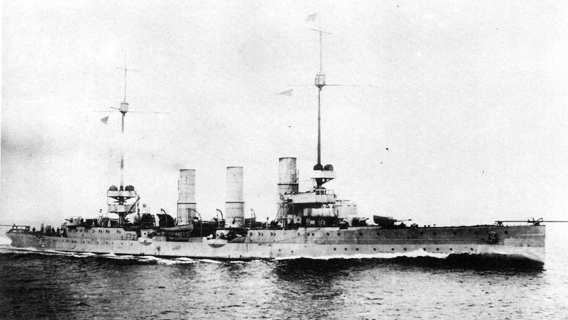 Крейсер Нюрнберг 1914