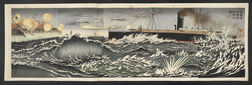 Русско-японская война японская гравюра