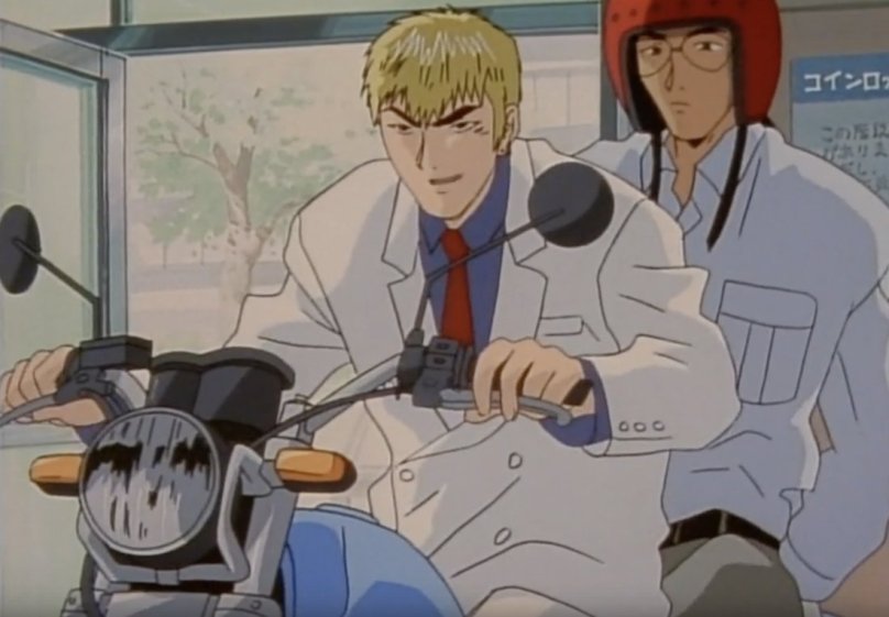 Крутой учитель Онидзука байкер