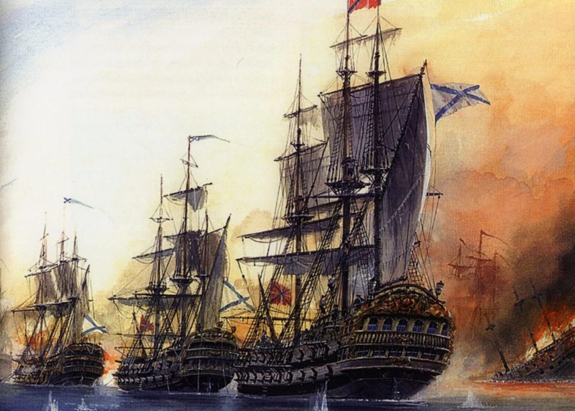 Чесменское сражение Ушаков