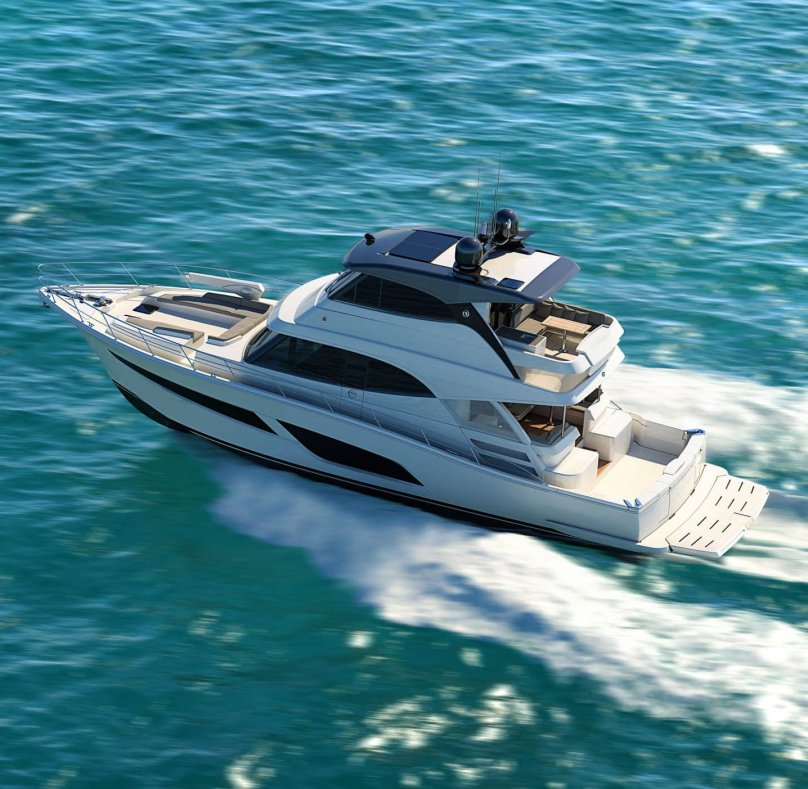 Двухпалубная яхта